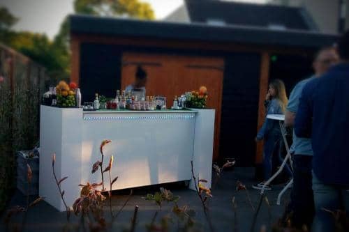 cocktailbar tuinfeest in Nieuwegein