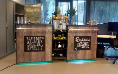 cocktail & gin tonic bar bij WilmaWonen 21-11-2018